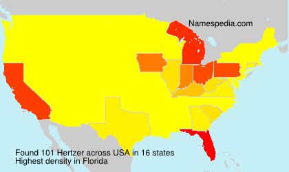 Surname Hertzer in USA Surname Hertzer in USA