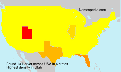 Surname Hervat in USA Surname Hervat in USA