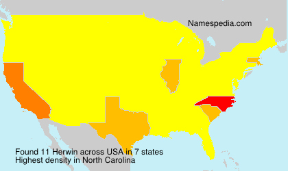 Surname Herwin in USA Surname Herwin in USA