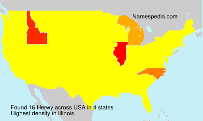 Surname Herwy in USA Surname Herwy in USA
