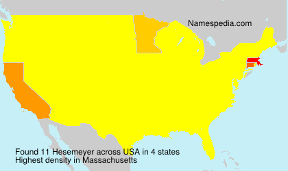 Surname Hesemeyer in USA Surname Hesemeyer in USA