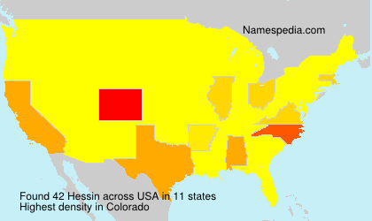 Surname Hessin in USA Surname Hessin in USA
