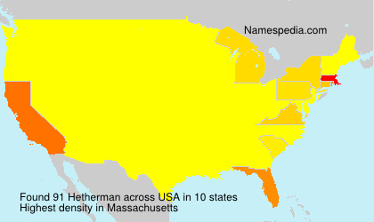 Surname Hetherman in USA Surname Hetherman in USA