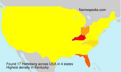 Surname Hetteberg in USA Surname Hetteberg in USA