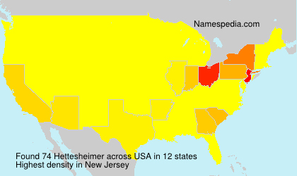 Surname Hettesheimer in USA Surname Hettesheimer in USA