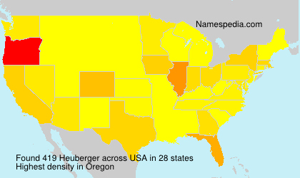 Surname Heuberger in USA Surname Heuberger in USA