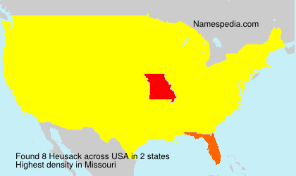Surname Heusack in USA Surname Heusack in USA