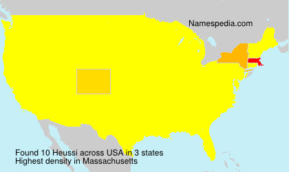 Surname Heussi in USA Surname Heussi in USA