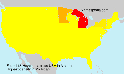 Surname Heyblom in USA Surname Heyblom in USA