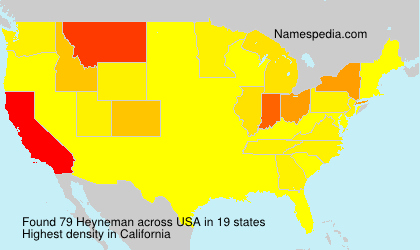 Surname Heyneman in USA Surname Heyneman in USA