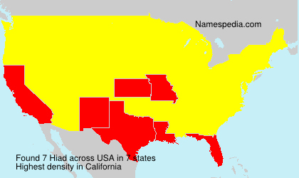 Surname Hiad in USA Surname Hiad in USA