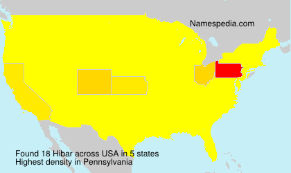 Surname Hibar in USA Surname Hibar in USA