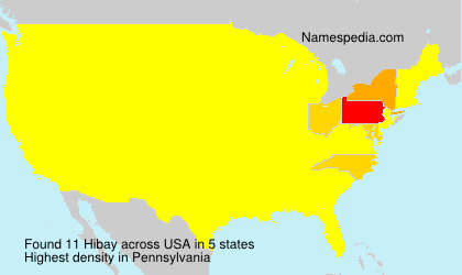 Surname Hibay in USA Surname Hibay in USA