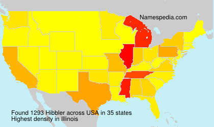 Surname Hibbler in USA Surname Hibbler in USA
