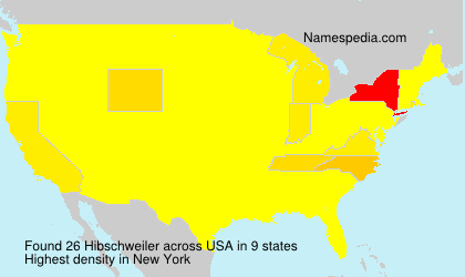 Surname Hibschweiler in USA Surname Hibschweiler in USA