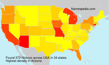 Surname Hickcox in USA Surname Hickcox in USA