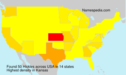 Surname Hickles in USA Surname Hickles in USA