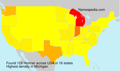 Surname Hickner in USA