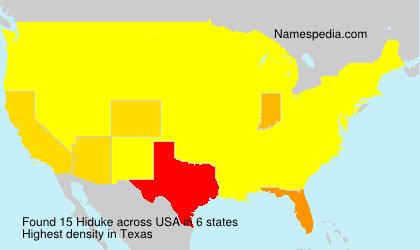 Surname Hiduke in USA Surname Hiduke in USA