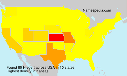 Surname Hiegert in USA Surname Hiegert in USA