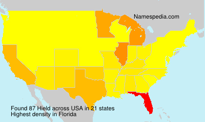 Surname Hield in USA Surname Hield in USA