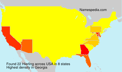 Surname Hierling in USA Surname Hierling in USA