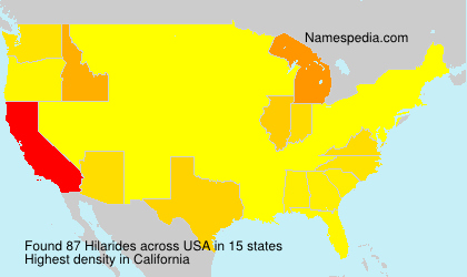 Surname Hilarides in USA Surname Hilarides in USA