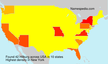 Surname Hilburg in USA Surname Hilburg in USA