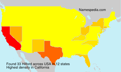 Surname Hilford in USA Surname Hilford in USA