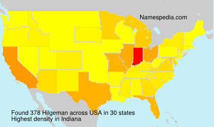 Surname Hilgeman in USA Surname Hilgeman in USA