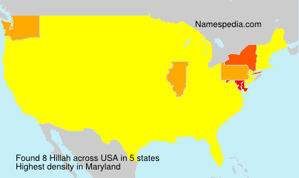 Surname Hillah in USA Surname Hillah in USA