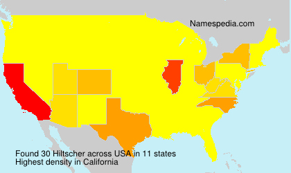 Surname Hiltscher in USA Surname Hiltscher in USA