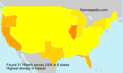 Surname Hilweh in USA Surname Hilweh in USA