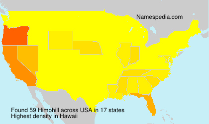 Surname Himphill in USA Surname Himphill in USA