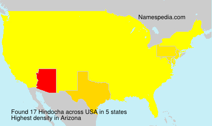 Surname Hindocha in USA Surname Hindocha in USA