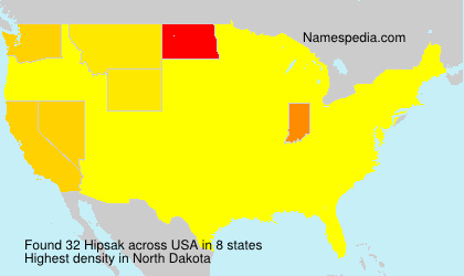 Surname Hipsak in USA Surname Hipsak in USA
