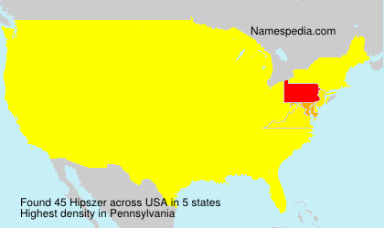 Surname Hipszer in USA Surname Hipszer in USA