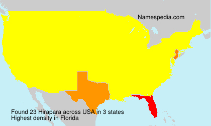 Surname Hirapara in USA Surname Hirapara in USA