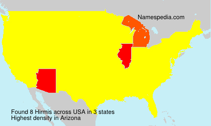 Surname Hirmis in USA Surname Hirmis in USA