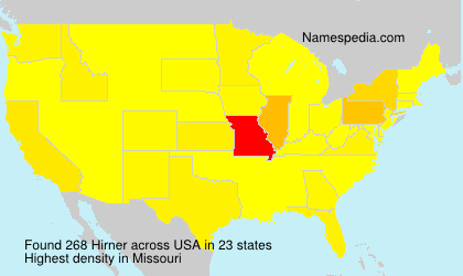 Surname Hirner in USA Surname Hirner in USA