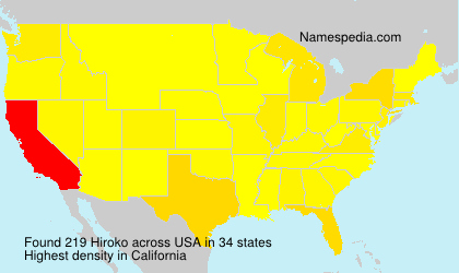 Surname Hiroko in USA Surname Hiroko in USA