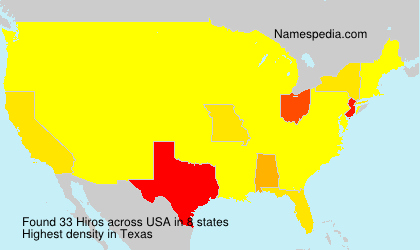Surname Hiros in USA Surname Hiros in USA