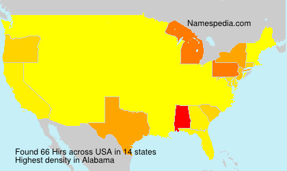 Surname Hirs in USA Surname Hirs in USA