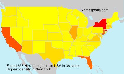 Surname Hirschberg in USA Surname Hirschberg in USA