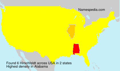 Surname Hirschfeldt in USA Surname Hirschfeldt in USA