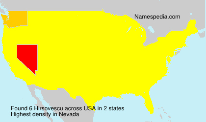 Surname Hirsovescu in USA Surname Hirsovescu in USA