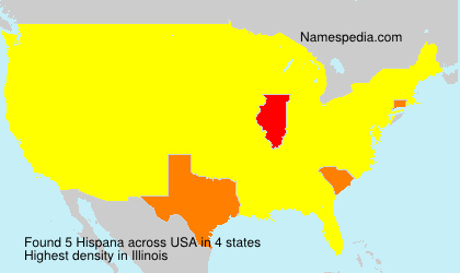 Surname Hispana in USA Surname Hispana in USA