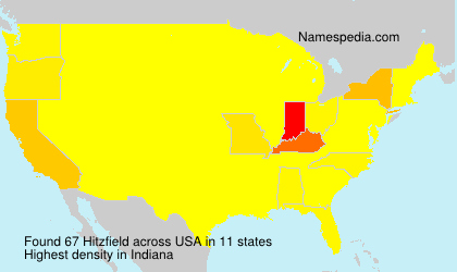 Surname Hitzfield in USA Surname Hitzfield in USA