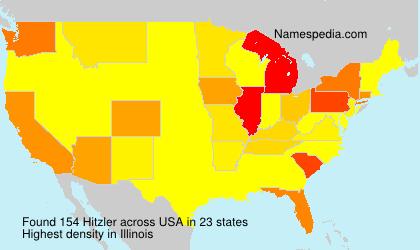 Surname Hitzler in USA Surname Hitzler in USA