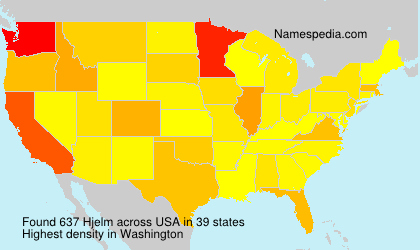 Surname Hjelm in USA Surname Hjelm in USA